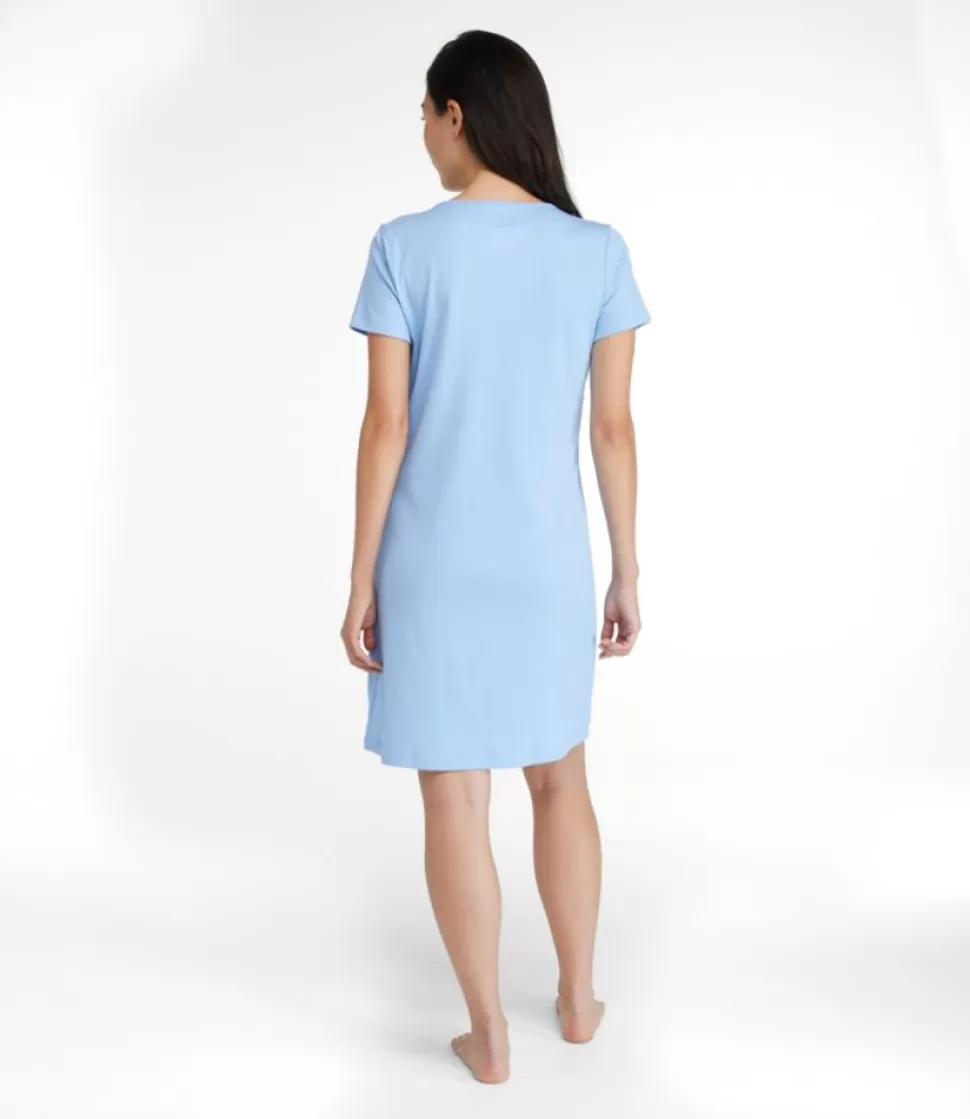 Online "Women's Supima Nightgown, Short-Sleeve" Women Sleepwear