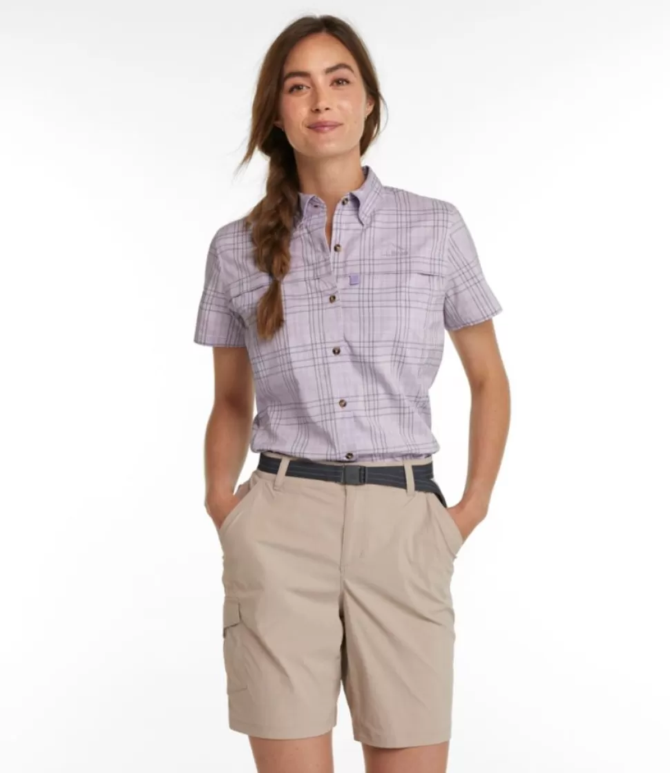 Best "Women's Tropicwear Shirt, Plaid Short-Sleeve" Women Shirts & Tops | Activewear