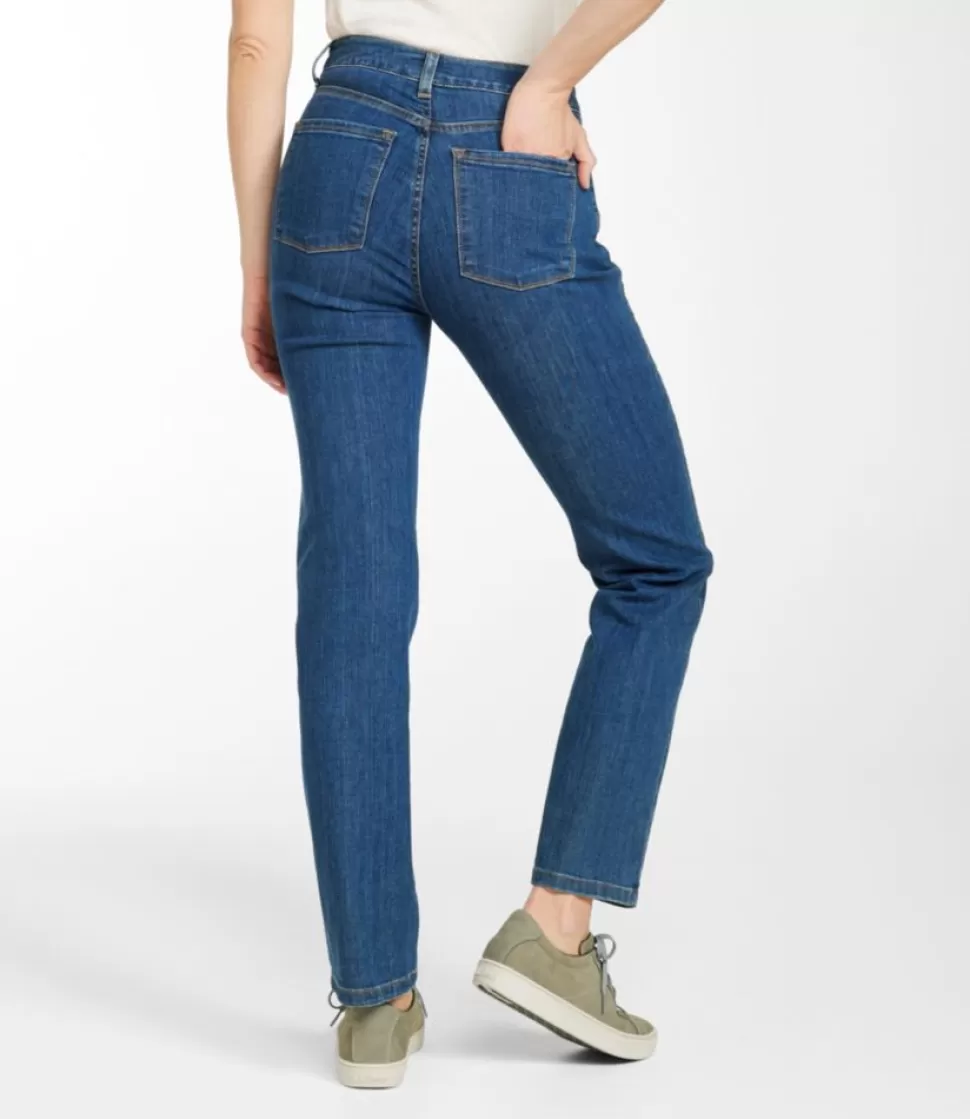 Fashion "Women's True Shape Jeans, High-Rise Straight-Leg" Women Jeans