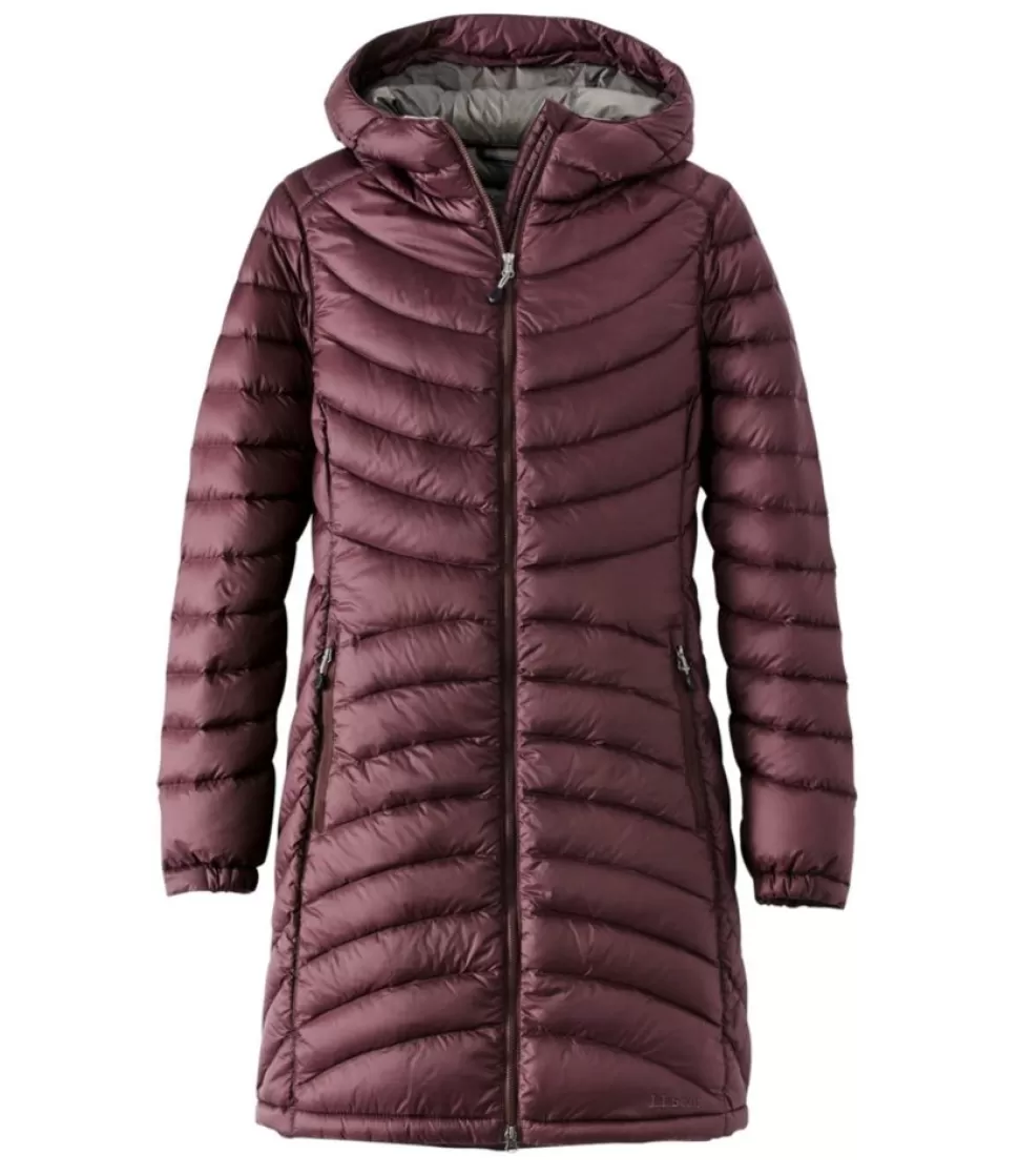 Best Sale "Women's Ultralight 850 Down Hooded Coat, Three-Quarter Length" Women Insulated Jackets