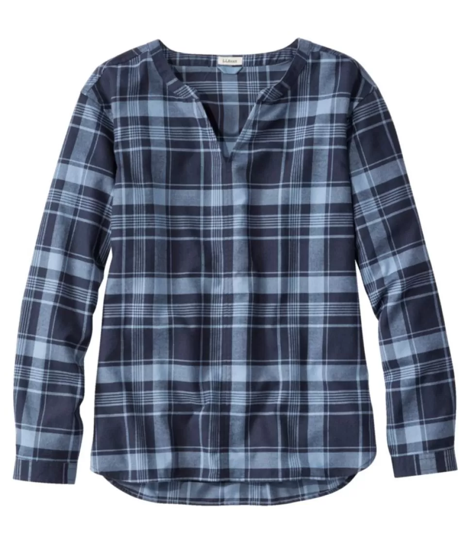 Discount "Women's Whisperweight Flannel Popover Shirt" Women Shirts & Tops