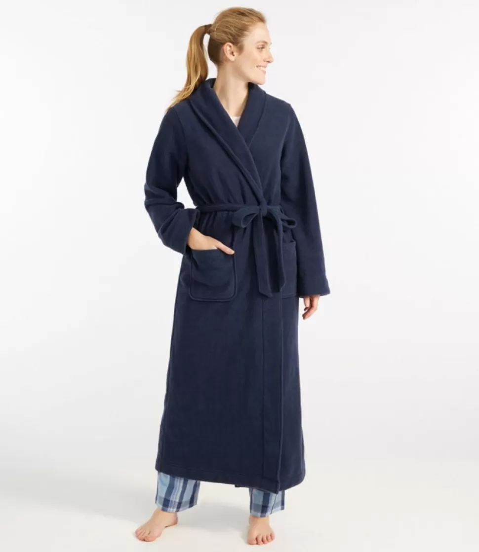 New "Women's Winter Fleece Robe, Wrap-Front" Women Sleepwear