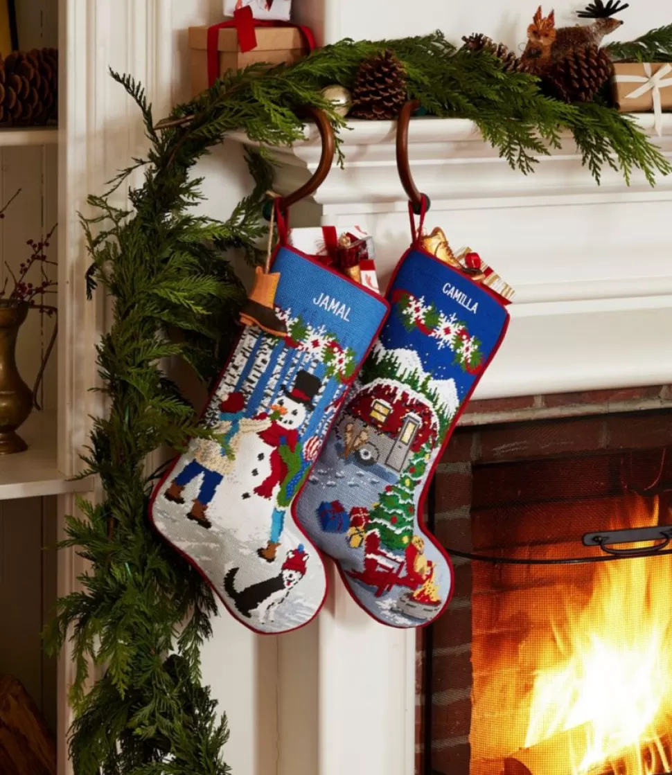 Store "Wooden Stocking Hangers, Set of Two" Fireplace & Hearth | Holiday